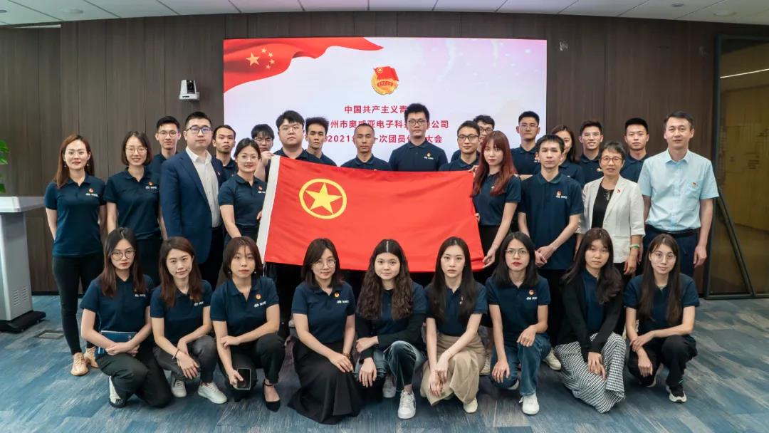 中国共产主义青年团广州市奥威亚电子科技有限公司第一届总支部委员会正式成立